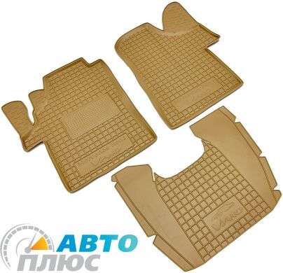 Автомобильные коврики в салон Mercedes Vito/Viano (W639) 2003- бежевые (AVTO-Gumm)