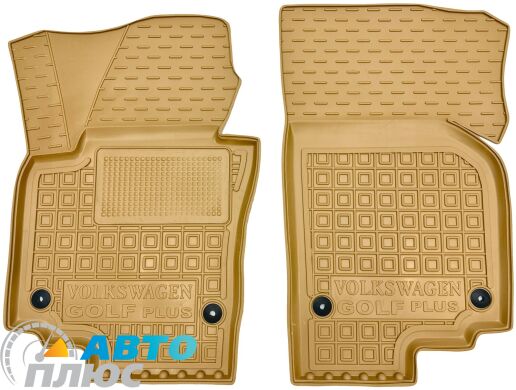 Автомобильные коврики в салон Volkswagen Golf Plus 2004- бежевые (AVTO-Gumm)