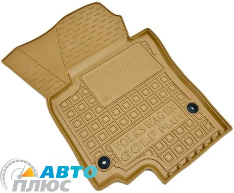 Автомобильные коврики в салон Volkswagen Golf Plus 2004- бежевые (AVTO-Gumm)
