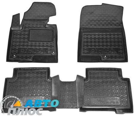 Автомобильные коврики в салон Hyundai Santa Fe (DM) 2012- (Avto-Gumm)