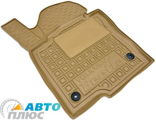Автомобильные коврики в салон Volkswagen Beetle 2011-2019 бежевые (AVTO-Gumm)