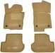 Автомобильные коврики в салон Volkswagen Beetle 2011-2019 бежевые (AVTO-Gumm)