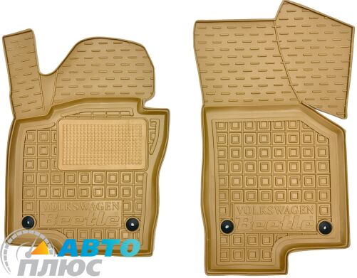 Автомобильные коврики в салон Volkswagen Beetle 2011-2019 бежевые (AVTO-Gumm)
