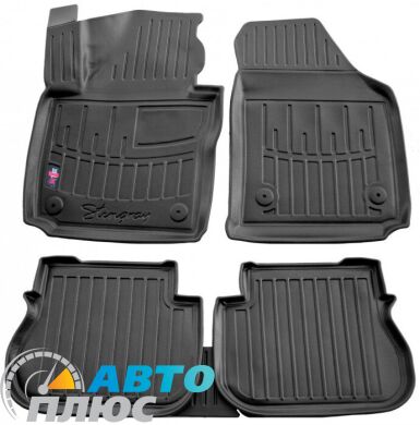 3D Коврики в салон автомобиля Volkswagen Caddy 2004- 4 двері (Stingray)