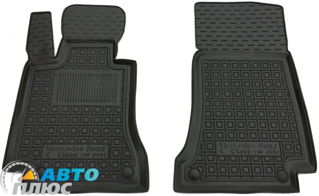 Передние коврики в автомобиль Mercedes C (W205) 2014-/2016- Coupe (Avto-Gumm)