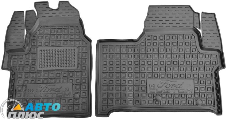 Автомобільні килимки в салон Ford Custom 2024- (1+2) (AVTO-Gumm)