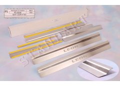 Накладки на пороги автомобиля Seat Leon 2005-2012 (Standart)