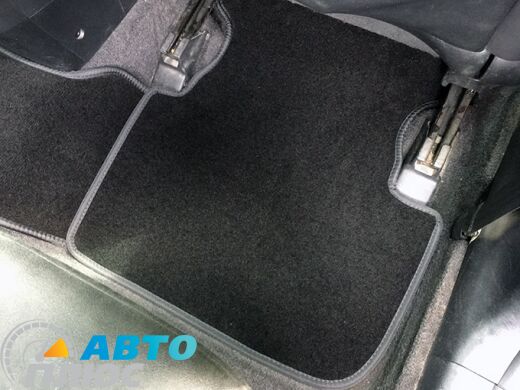 Honda Accord 2003-2007 реальное фото текстильных ковриков как лежат в машине купить черные бизнес Avtoplus.com.ua