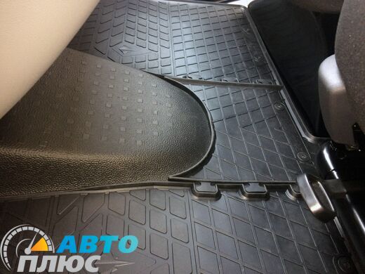 Резиновые коврики в салон Volkswagen T5 2003-/T6 2013- (1+2) (Stingray)