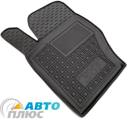 Водительский коврик в салон Peugeot 307 2001-2011 (Avto-Gumm)