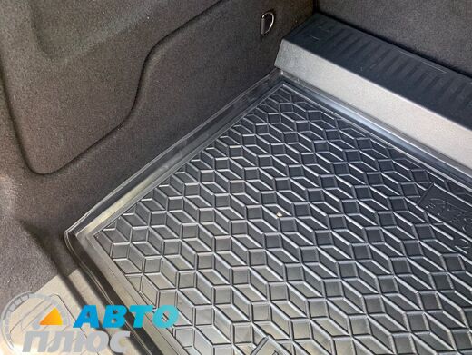 Автомобильный коврик в багажник Mercedes B (W246) 2014- Electric Drive 2-х уров. полка (Avto-Gumm)