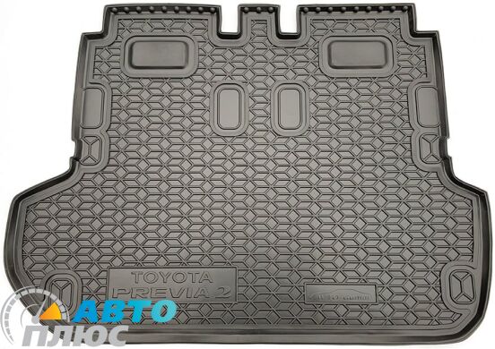 Автомобильный коврик в багажник Toyota Previa 2000-2006 6-7 мест (Avto-Gumm)