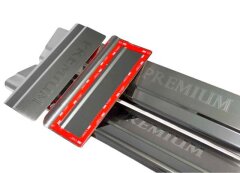 Накладки на пороги Chery Tiggo 4 2018- (Premium)