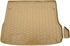 Автомобильный коврик в багажник Audi Q5 2009- бежевый (AVTO-Gumm)