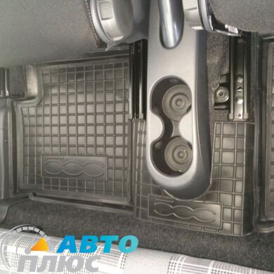 Автомобильные коврики в салон Fiat 500 2007- (Avto-Gumm)