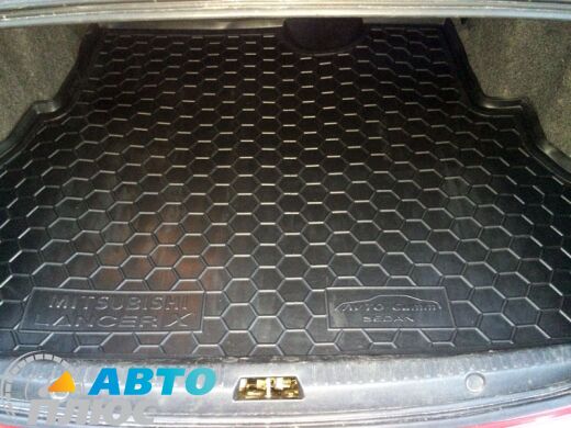Автомобильный коврик в багажник Mitsubishi Lancer (10) 2007- (Avto-Gumm)