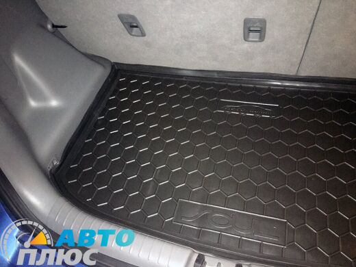Автомобильный коврик в багажник Kia Soul/Soul EV 2014- (верхний) (Avto-Gumm)
