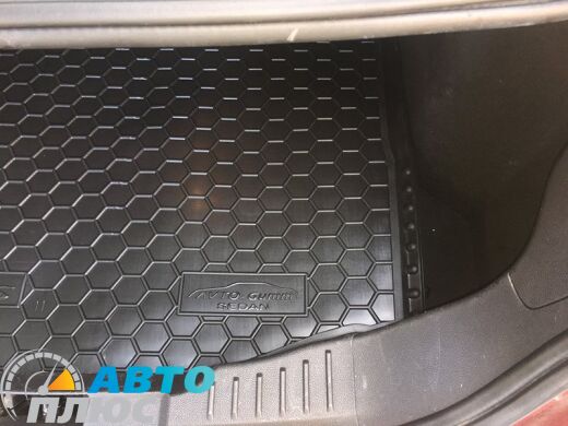 Автомобильный коврик в багажник Ford Focus 3 2011- Sedan (докатка) (Avto-Gumm)