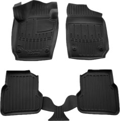 3D Коврики в салон автомобиля Seat Ibiza (6J) 2008-2017 (Stingray)