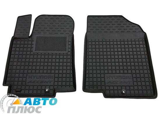 Передние коврики в автомобиль Hyundai Accent 2011- (RB) (Avto-Gumm)