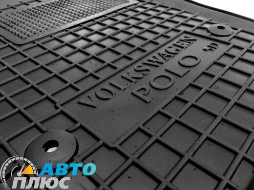 Водительский коврик в салон Volkswagen Polo Hatchback 2009- (Avto-Gumm)