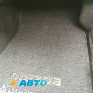 Мазда 6 2002- реальное фото как лежат в авто ворсовые коврики купить черные бизнес Автоплюс