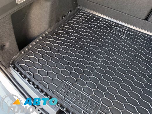 Автомобильный коврик в багажник Renault Duster 2018- (4WD) (Avto-Gumm)
