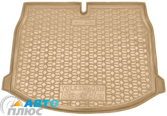 Автомобильный коврик в багажник Volkswagen Beetle 2011-2019 бежевый (AVTO-Gumm)
