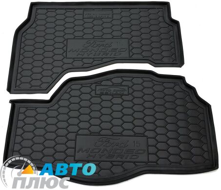 Автомобильный коврик в багажник Ford Mondeo 5/Fusion 2015- hybrid (Avto-Gumm)