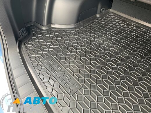 Автомобильный коврик в багажник Subaru Forester 5 2018- без сабвуфера (Avto-Gumm)