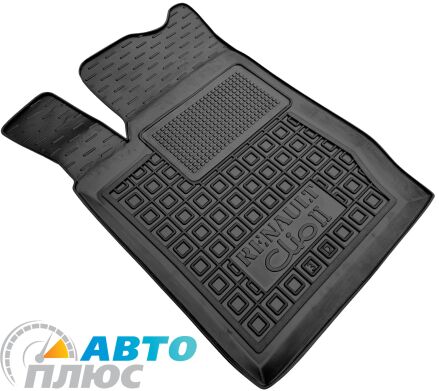 Водительский коврик в салон Renault Clio 2 1998- 3 двери (Avto-Gumm)