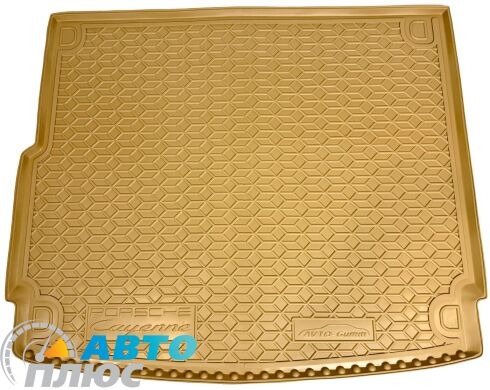 Автомобільний килимок в багажник Porsche Cayenne 2010-2017 бежевий (AVTO-Gumm)