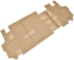 Автомобильные коврики в салон Opel Zafira Life 2019- 3-й ряд Enjoy бежевые (AVTO-Gumm)