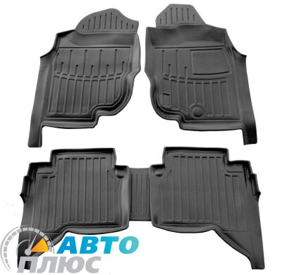 3D Килимки в салон автомобіля Toyota Hilux 2004-2015 праве кермо (Stingray)