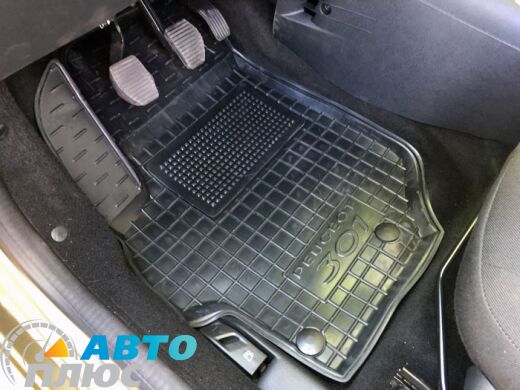 Передние коврики в автомобиль Peugeot 301 2013- (Avto-Gumm)
