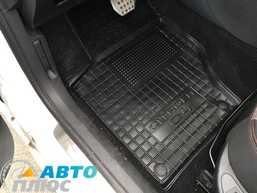 Водительский коврик в салон Citroen C4 2010- (Avto-Gumm)