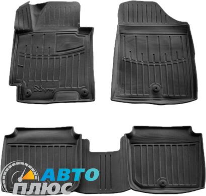 3D Коврики в салон автомобиля Hyundai Elantra 2011-2016 (MD) (Stingray)