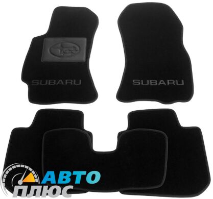 Фото ковриков в салон для автомобиля Subaru Outback 10-/Legacy 10- черные бизнес Avtoplus.com.ua