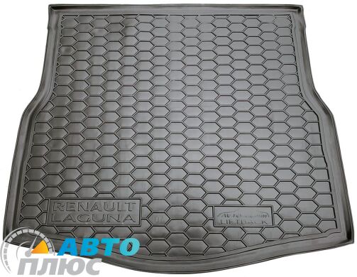 Автомобильный коврик в багажник Renault Laguna 3 2007- Sedan (Avto-Gumm)