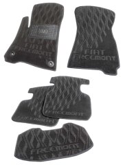 Композитні килимки в салон Fiat Freemont 2011- (V) чорні AVTO-Tex