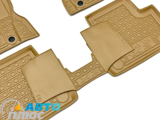 Автомобильные коврики в салон BMW X3 (E83) 2004-2010 бежевые (AVTO-Gumm)