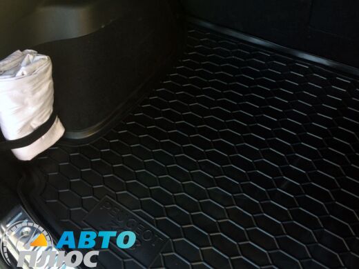 Автомобильный коврик в багажник Peugeot 308 2008- Universal (5 мест) (Avto-Gumm)