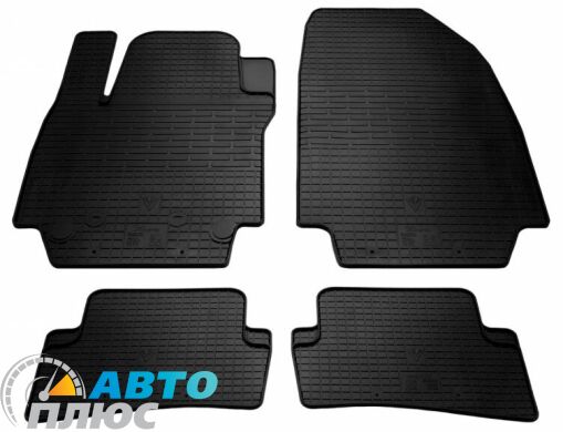 Резиновые коврики в салон Renault Captur 15-/Clio 3 05-/Clio 4 12- (Stingray)