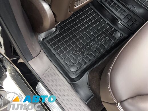 Автомобильные коврики в салон Mercedes GL (X166) 12-/GLS 14- (7 мест) (Avto-Gumm)