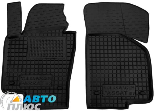 Передние коврики в автомобиль Volkswagen Passat B6 05-/B7 11- (Avto-Gumm)