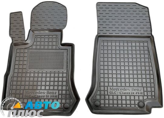 Передние коврики в автомобиль Mercedes GLC (X253) 2016- (Avto-Gumm)