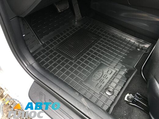 Водительский коврик в салон Kia Ceed (JD) 2012- (Avto-Gumm)