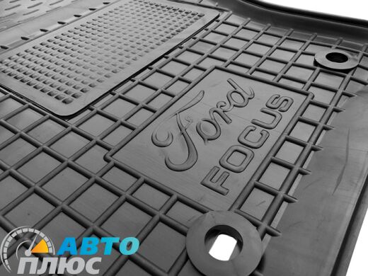 Водительский коврик в салон Ford Focus 2 2004-2010 (Avto-Gumm)