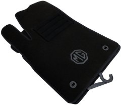 Ворсовые коврики в салон MG 350 2012- черные ML Lux