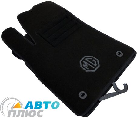 Ворсовые коврики в салон MG 350 2012- черные ML Lux